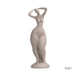 Statuette minimaliste femme, forme harmonieuse