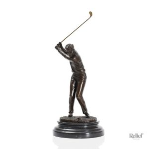 Sculpture Bronze Golfeur 32 cm