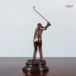 Sculpture d'art : Golfeur en Bronze