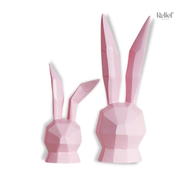 statuette-lapin-origami-1 Statuette Lapin Origami en décoration moderne