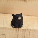 Statue ours en bois, 3 cm, cadeau original