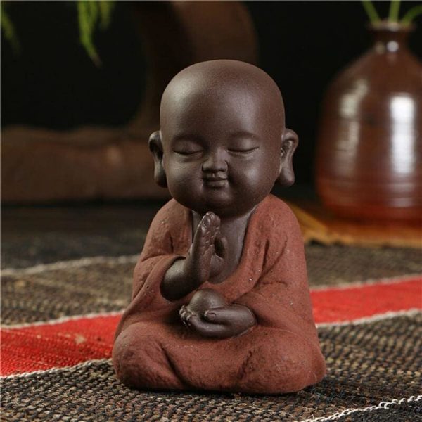 Statuette de méditation bouddhiste 9 cm