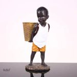 Statuette décorative africaine de 28 cm
