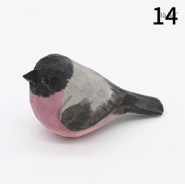 Statuette oiseau en bois 4 cm - vue 2