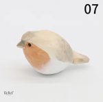 Oiseau en bois décoratif, 4 cm de hauteur