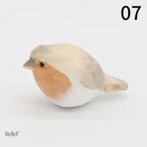 Oiseau en bois décoratif, 4 cm de hauteur