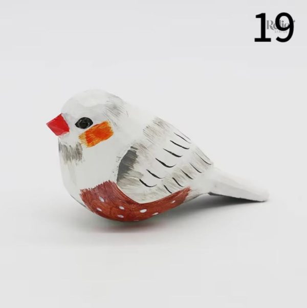 Statuette oiseau en bois 4 cm - vue 5