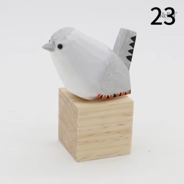 Statuette oiseau en bois 4 cm - vue 6
