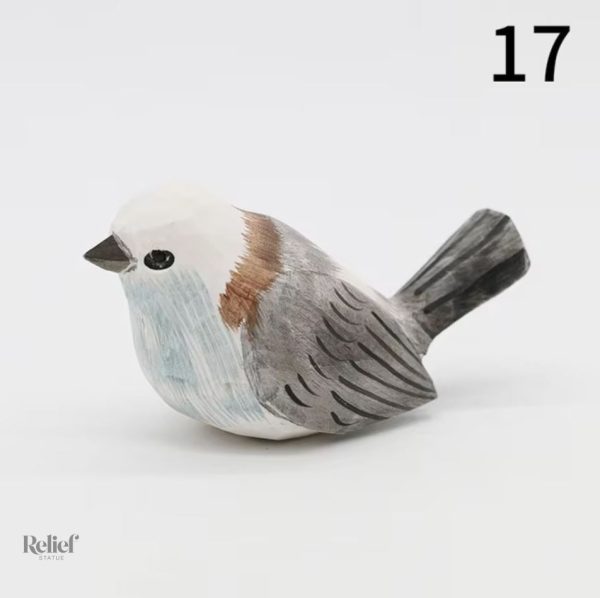 Oiseau décoratif en bois, petite taille