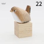 Figurine oiseau en bois, 4 cm petite