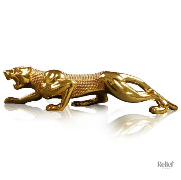 statuette-panthere-en-resine-doree-6-cm-1 Statuette panthère en résine dorée 6 cm