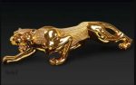 Petite panthère en résine, objet déco moderne