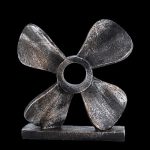 Sculpture ancre au design minimaliste pour un décor moderne
