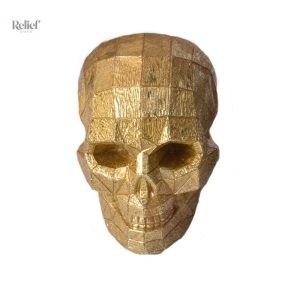 Statue design tête de mort pour décoration intérieure