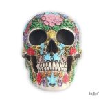 Statue Tête de Mort Mexicaine Décoration 19 cm