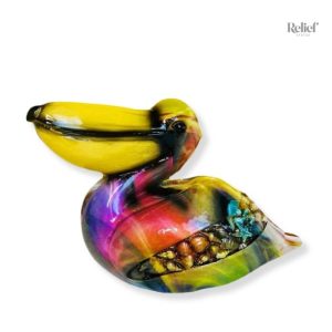 Toucan décoration en résine, 12 cm de hauteur