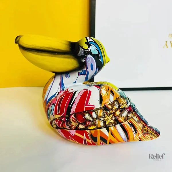 Décoration toucan, statue de 12 cm pour intérieur