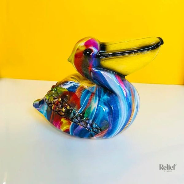 Toucan en miniature, petite décoration 12 cm