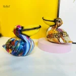 Décoration animale, toucan 12 cm, style ludique