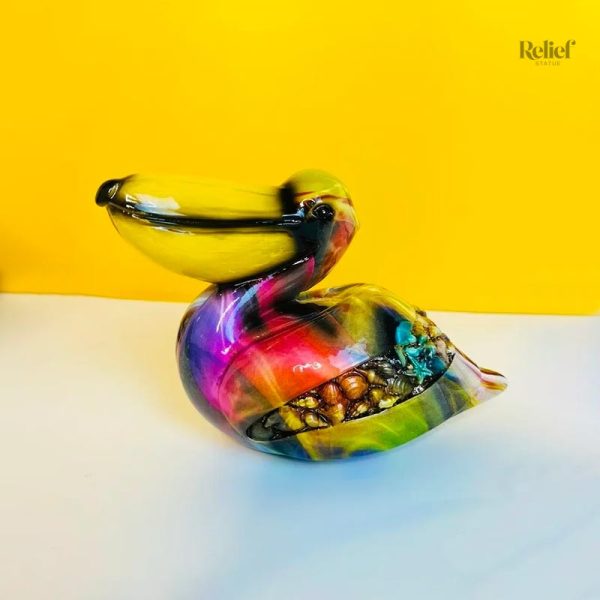 Statue de toucan, 12 cm, ajout coloré pour votre espace