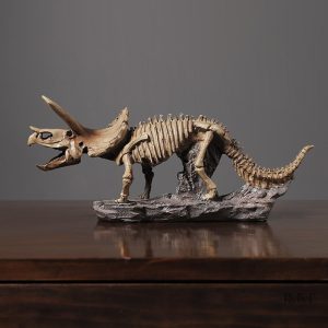 Sculpture Triceratops décorative pour intérieur