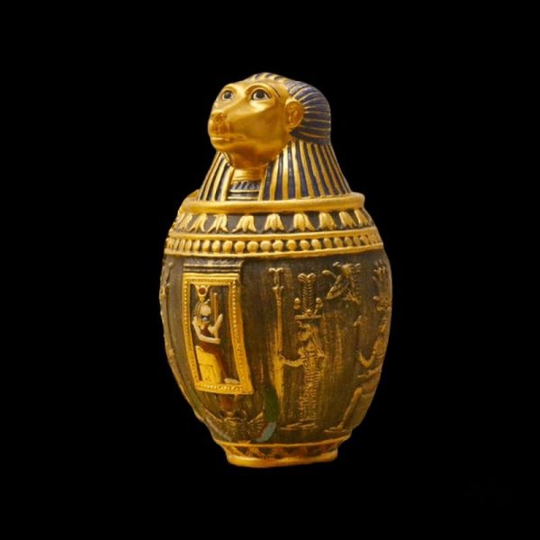 Vase décoratif Anubis, inspiration Égypte ancienne