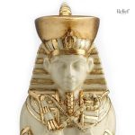 Vase antique égyptien, design canope, décor pharaon