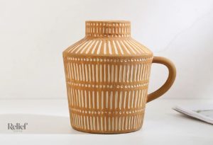 Vase céramique décoratif de 14 cm