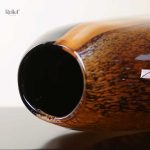 Vase design en verre, accessoire de décoration unique