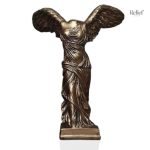 Statue bronze Victoire de Samothrace, 25 cm de hauteur