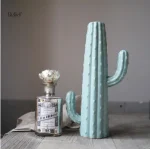 Vase cactus tendance en céramique, parfait pour votre déco